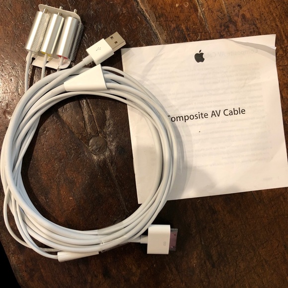 APPLE Composite AV Cable new never used